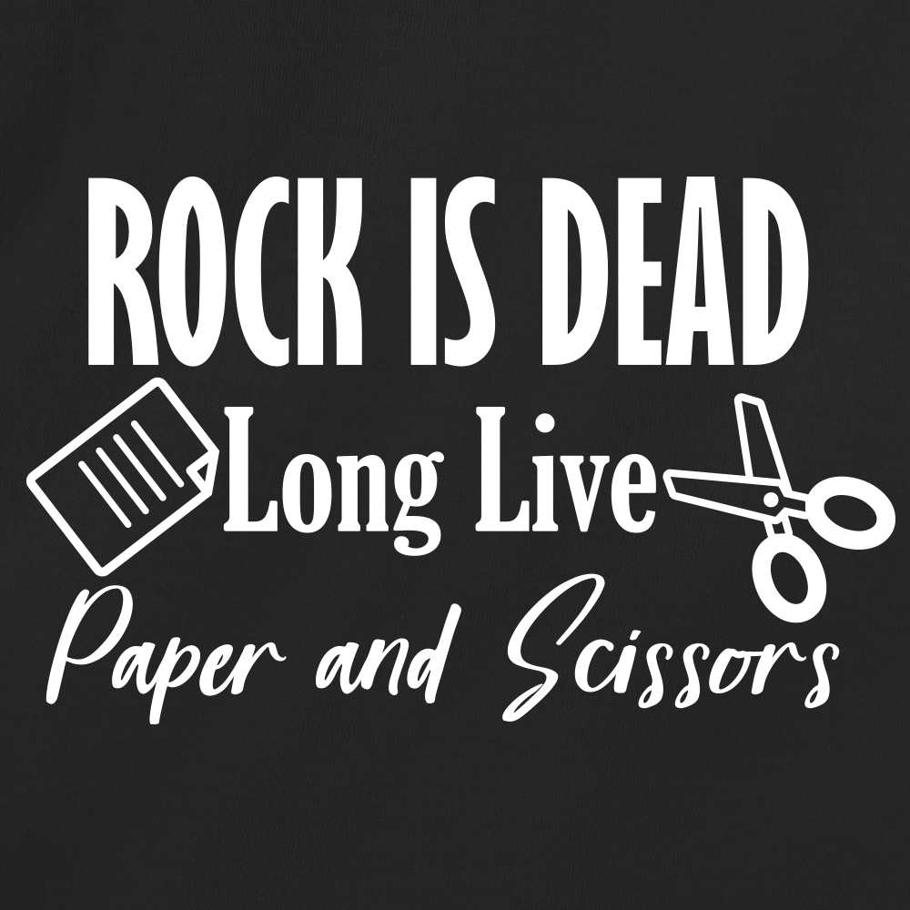 Rock Is Dead Long Live Paper Scissors