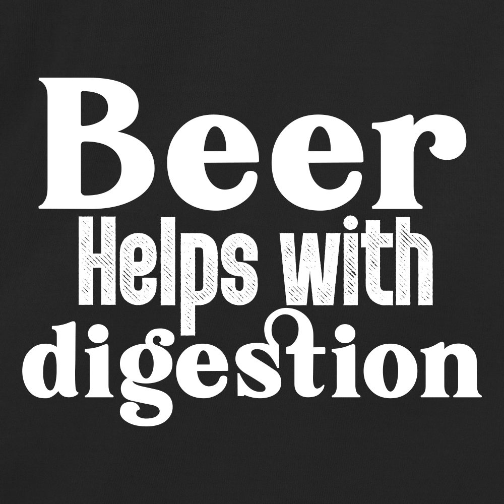 Beer helps with digestion